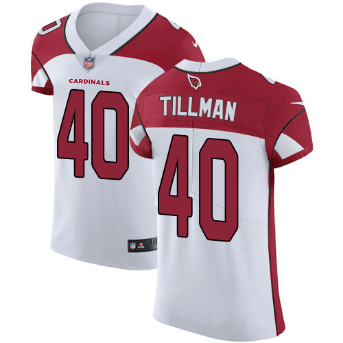 Men's Nike Arizona Cardinals #40 Pat Tillman Elite White NFL Jersey