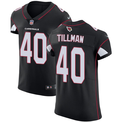 Men's Nike Arizona Cardinals #40 Pat Tillman Elite Black Alternate NFL Jersey