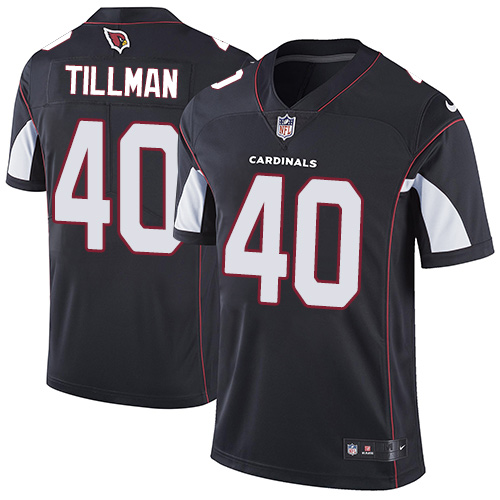 Men's Nike Arizona Cardinals #40 Pat Tillman Black Alternate Vapor Untouchable Limited Player NFL Jersey