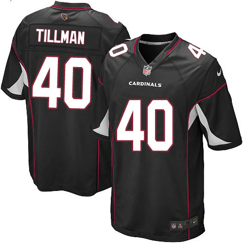 Men's Nike Arizona Cardinals #40 Pat Tillman Game Black Alternate NFL Jersey