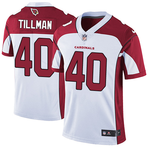 Youth Nike Arizona Cardinals #40 Pat Tillman White Vapor Untouchable Elite Player NFL Jersey