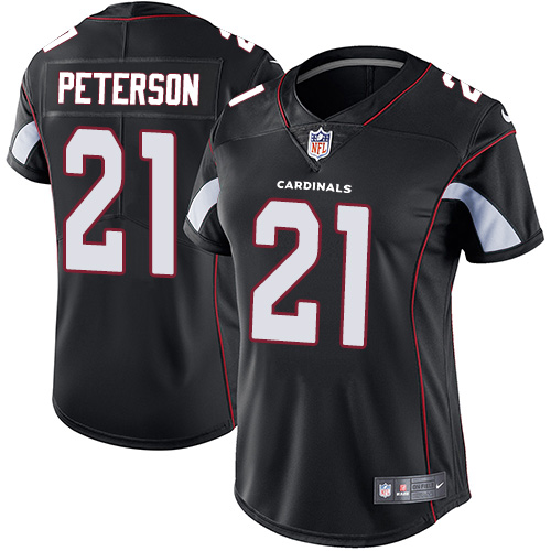 Women's Nike Arizona Cardinals #21 Patrick Peterson Black Alternate Vapor Untouchable Elite Player NFL Jersey