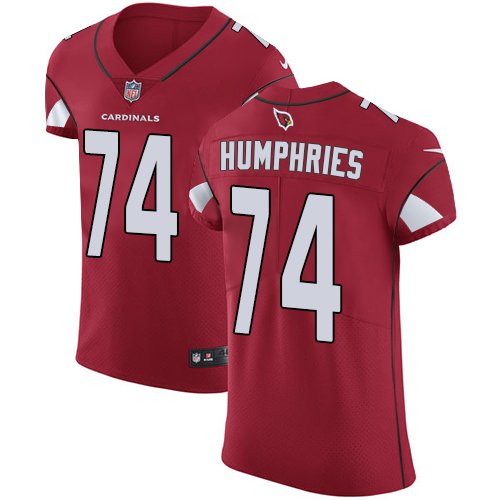 Men's Nike Arizona Cardinals #74 D.J. Humphries Elite Red Team Color NFL Jersey