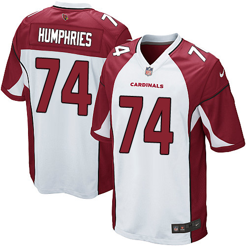 Men's Nike Arizona Cardinals #74 D.J. Humphries Game White NFL Jersey