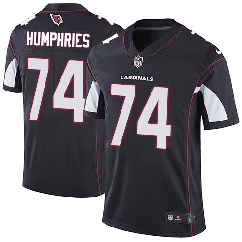 Men's Nike Arizona Cardinals #74 D.J. Humphries Black Alternate Vapor Untouchable Limited Player NFL Jersey