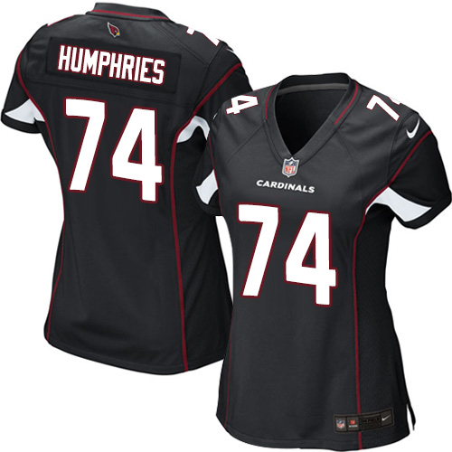 Women's Nike Arizona Cardinals #74 D.J. Humphries Game Black Alternate NFL Jersey