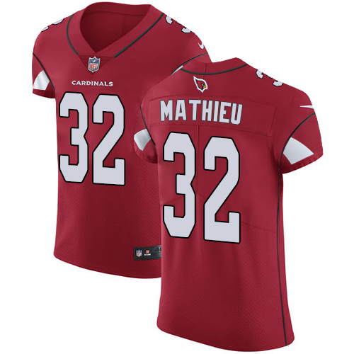 Men's Nike Arizona Cardinals #32 Tyrann Mathieu Elite Red Team Color NFL Jersey