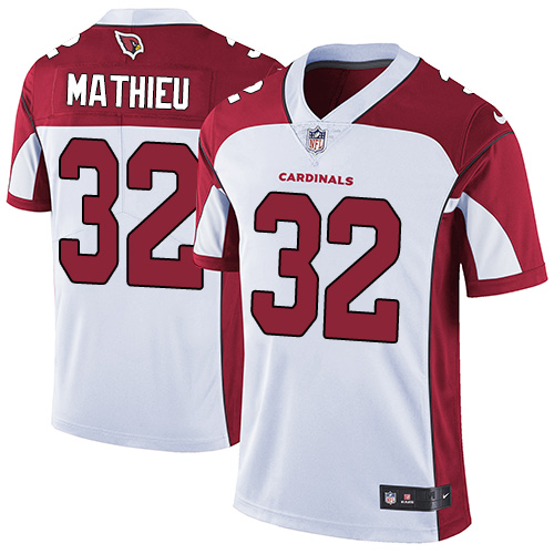 Youth Nike Arizona Cardinals #32 Tyrann Mathieu White Vapor Untouchable Elite Player NFL Jersey