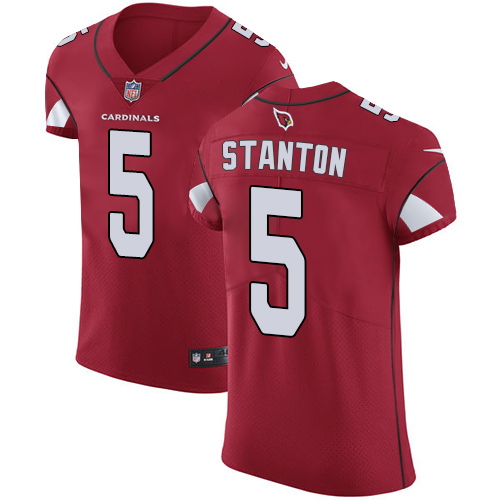 Men's Nike Arizona Cardinals #5 Drew Stanton Elite Red Team Color NFL Jersey