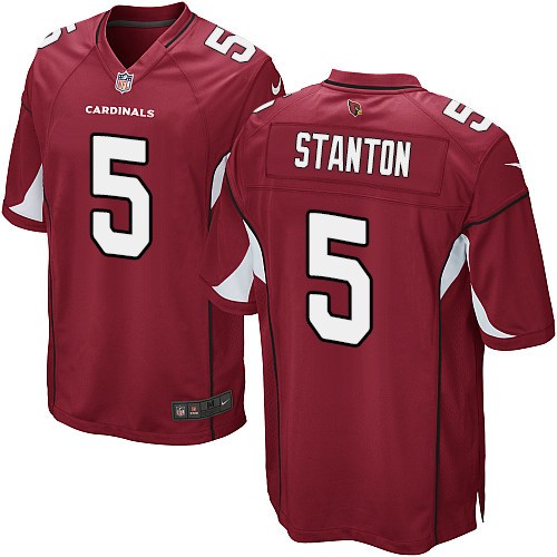 Men's Nike Arizona Cardinals #5 Drew Stanton Game Red Team Color NFL Jersey