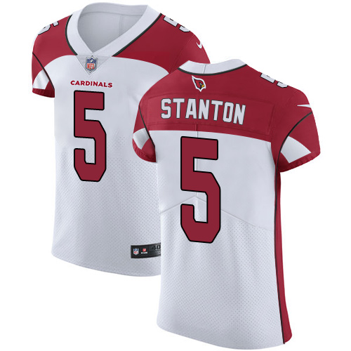 Men's Nike Arizona Cardinals #5 Drew Stanton Elite White NFL Jersey