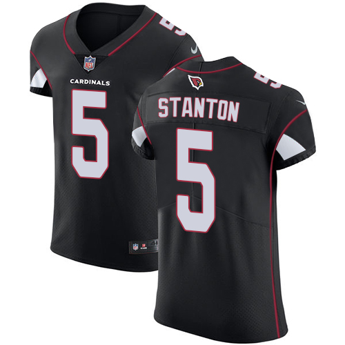 Men's Nike Arizona Cardinals #5 Drew Stanton Elite Black Alternate NFL Jersey