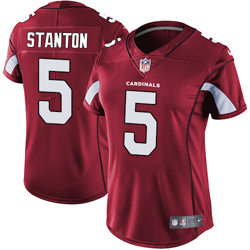 Women's Nike Arizona Cardinals #5 Drew Stanton Red Team Color Vapor Untouchable Elite Player NFL Jersey