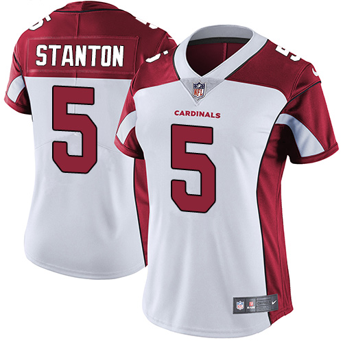 Women's Nike Arizona Cardinals #5 Drew Stanton White Vapor Untouchable Elite Player NFL Jersey