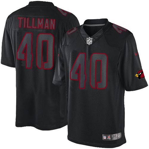 Men's Nike Arizona Cardinals #40 Pat Tillman Limited Black Impact NFL Jersey
