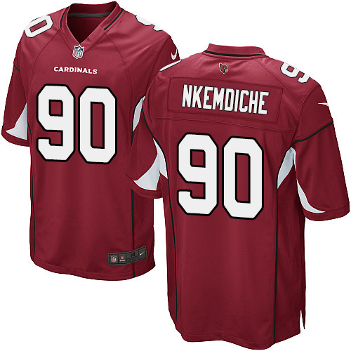 Men's Nike Arizona Cardinals #90 Robert Nkemdiche Game Red Team Color NFL Jersey