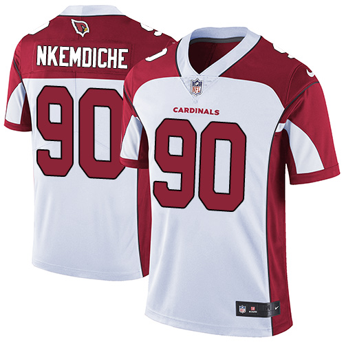 Men's Nike Arizona Cardinals #90 Robert Nkemdiche White Vapor Untouchable Limited Player NFL Jersey