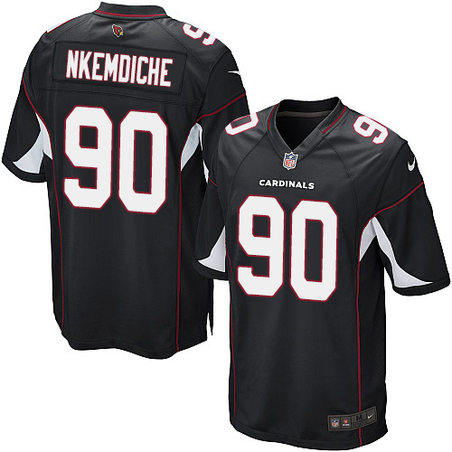 Men's Nike Arizona Cardinals #90 Robert Nkemdiche Game Black Alternate NFL Jersey