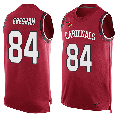 Men's Nike Arizona Cardinals #84 Jermaine Gresham Limited Red Player Name & Number Tank Top NFL Jersey