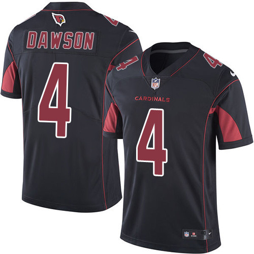 Men's Nike Arizona Cardinals #4 Phil Dawson Elite Black Rush Vapor Untouchable NFL Jersey