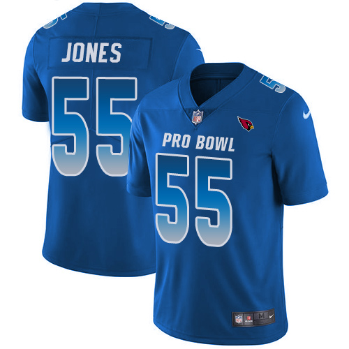 Men's Nike Arizona Cardinals #55 Chandler Jones Limited Royal Blue 2018 Pro Bowl NFL Jersey