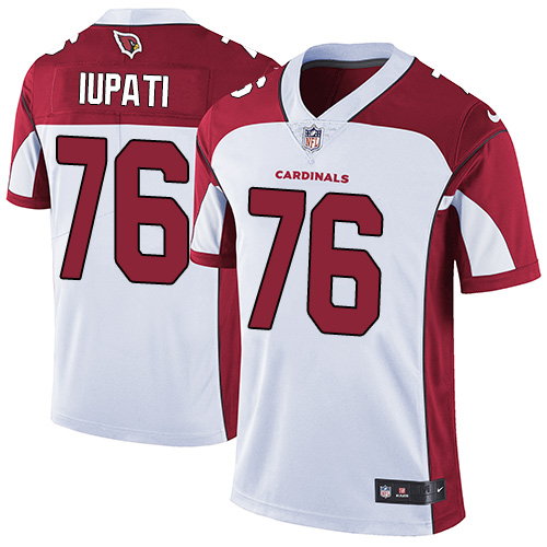 Men's Nike Arizona Cardinals #76 Mike Iupati White Vapor Untouchable Limited Player NFL Jersey