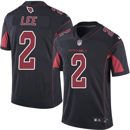 Men's Nike Arizona Cardinals #2 Andy Lee Elite Black Rush Vapor Untouchable NFL Jersey