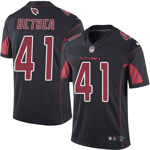 Men's Nike Arizona Cardinals #41 Antoine Bethea Limited Black Rush Vapor Untouchable NFL Jersey