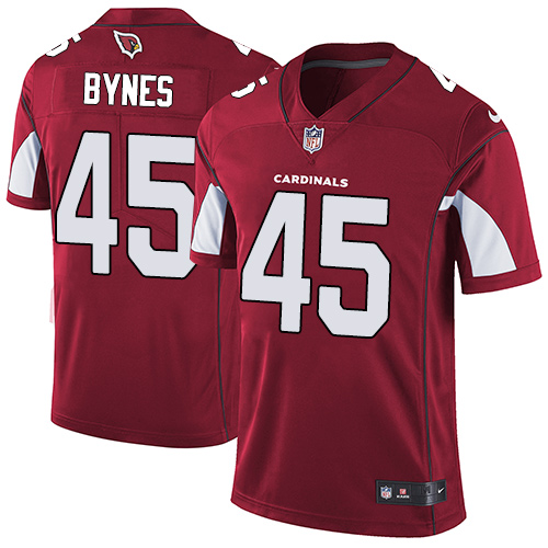 Men's Nike Arizona Cardinals #45 Josh Bynes Red Team Color Vapor Untouchable Limited Player NFL Jersey