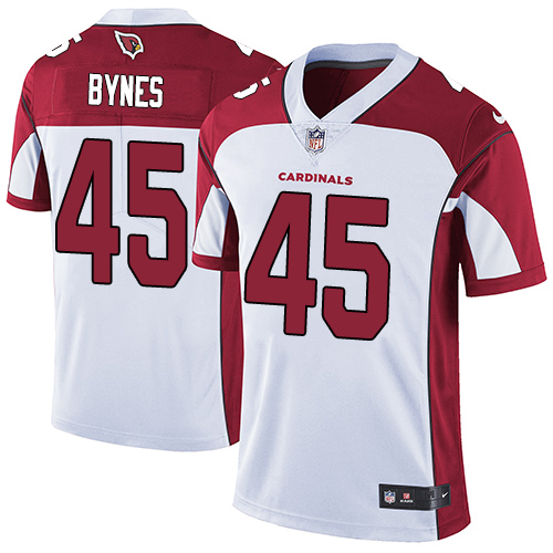 Men's Nike Arizona Cardinals #45 Josh Bynes White Vapor Untouchable Limited Player NFL Jersey