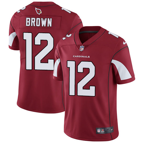 Youth Nike Arizona Cardinals #12 John Brown Red Team Color Vapor Untouchable Elite Player NFL Jersey