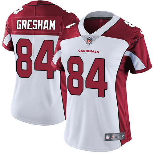 Women's Nike Arizona Cardinals #84 Jermaine Gresham White Vapor Untouchable Elite Player NFL Jersey