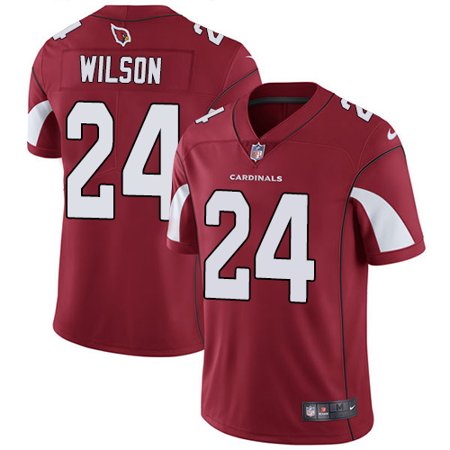 Men's Nike Arizona Cardinals #24 Adrian Wilson Red Team Color Vapor Untouchable Limited Player NFL Jersey