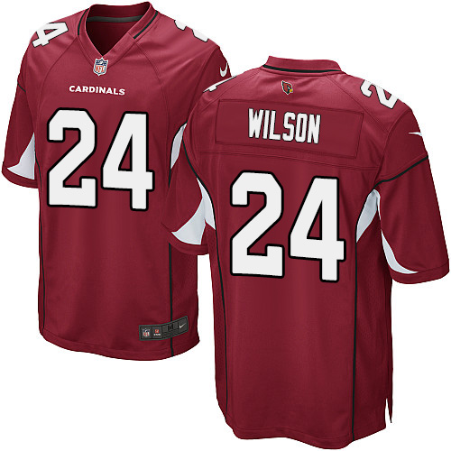 Men's Nike Arizona Cardinals #24 Adrian Wilson Game Red Team Color NFL Jersey