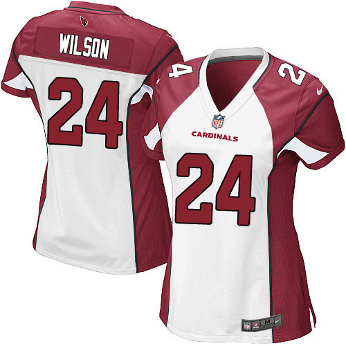 Women's Nike Arizona Cardinals #24 Adrian Wilson Game White NFL Jersey