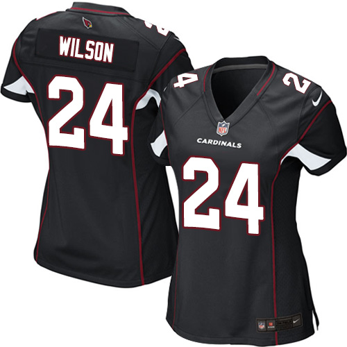 Women's Nike Arizona Cardinals #24 Adrian Wilson Game Black Alternate NFL Jersey