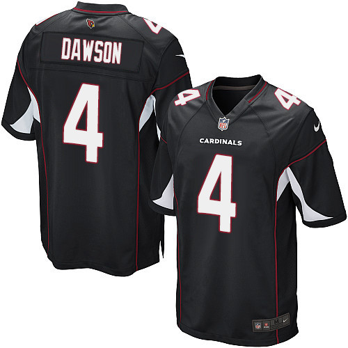 Men's Nike Arizona Cardinals #4 Phil Dawson Game Black Alternate NFL Jersey