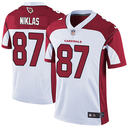 Youth Nike Arizona Cardinals #87 Troy Niklas White Vapor Untouchable Elite Player NFL Jersey