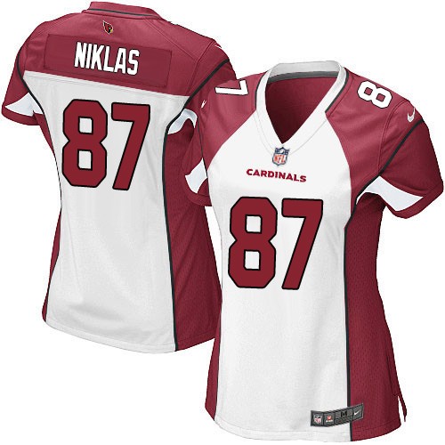 Women's Nike Arizona Cardinals #87 Troy Niklas Game White NFL Jersey