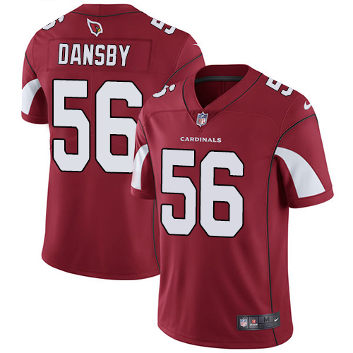 Men's Nike Arizona Cardinals #56 Karlos Dansby Red Team Color Vapor Untouchable Limited Player NFL Jersey