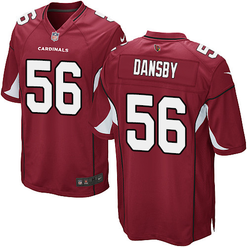 Men's Nike Arizona Cardinals #56 Karlos Dansby Game Red Team Color NFL Jersey