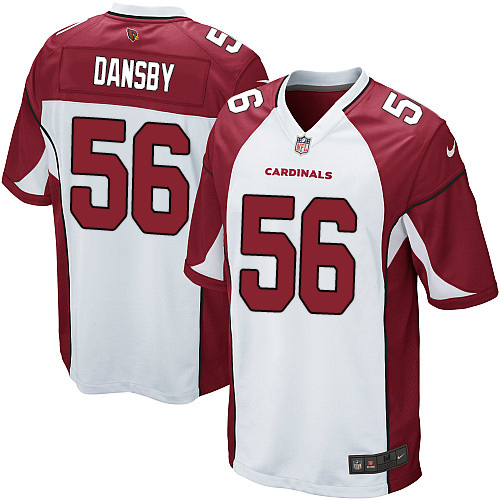 Men's Nike Arizona Cardinals #56 Karlos Dansby Game White NFL Jersey