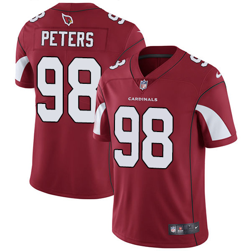 Men's Nike Arizona Cardinals #98 Corey Peters Red Team Color Vapor Untouchable Limited Player NFL Jersey
