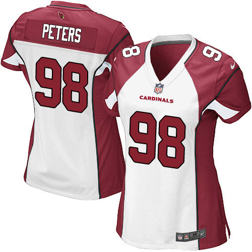 Women's Nike Arizona Cardinals #98 Corey Peters Game White NFL Jersey