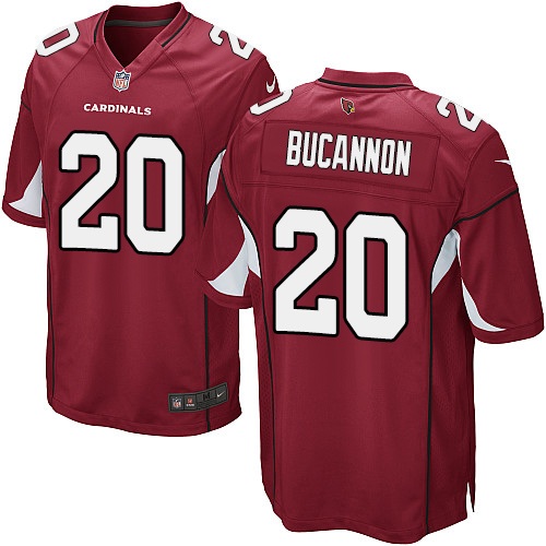 Men's Nike Arizona Cardinals #20 Deone Bucannon Game Red Team Color NFL Jersey