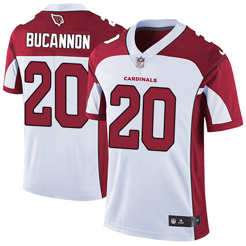 Men's Nike Arizona Cardinals #20 Deone Bucannon White Vapor Untouchable Limited Player NFL Jersey