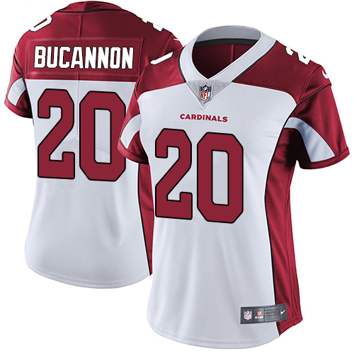 Women's Nike Arizona Cardinals #20 Deone Bucannon White Vapor Untouchable Elite Player NFL Jersey