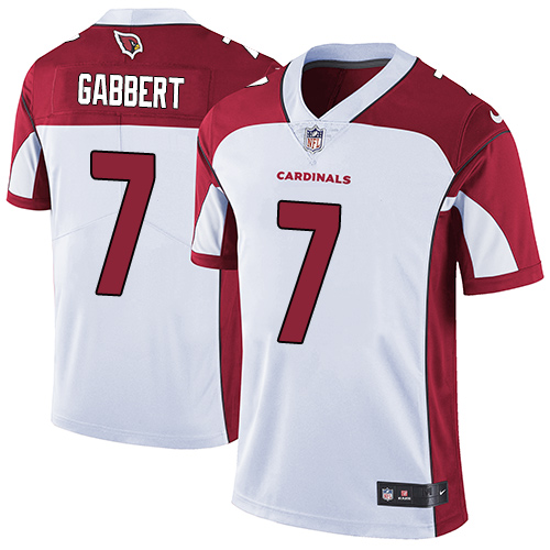 Men's Nike Arizona Cardinals #7 Blaine Gabbert White Vapor Untouchable Limited Player NFL Jersey