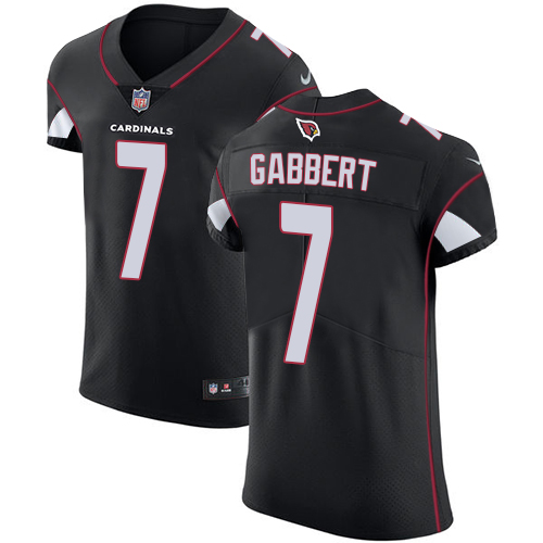 Men's Nike Arizona Cardinals #7 Blaine Gabbert Elite Black Alternate NFL Jersey