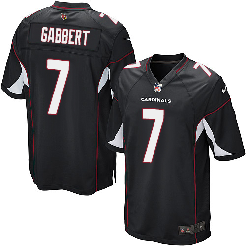 Men's Nike Arizona Cardinals #7 Blaine Gabbert Game Black Alternate NFL Jersey